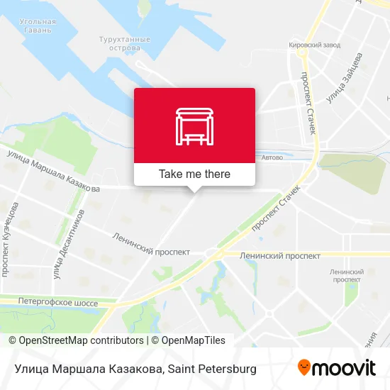 Улица Маршала Казакова map