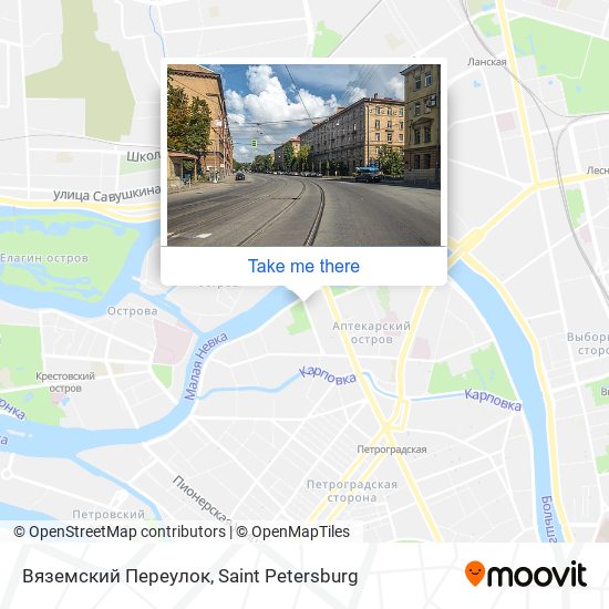 Вяземский Переулок map