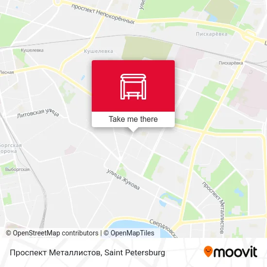 Проспект Металлистов map