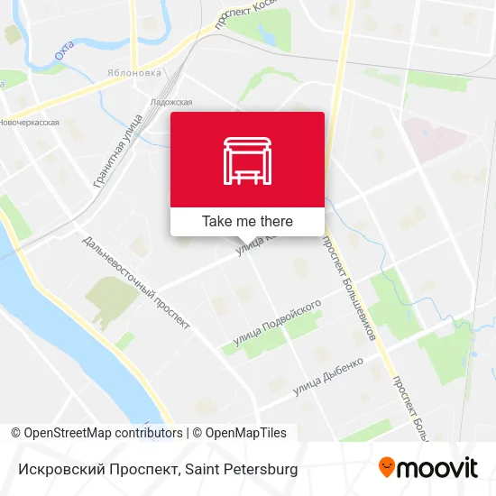 Искровский  Проспект map
