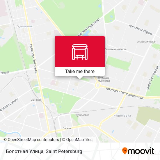 Болотная Улица map