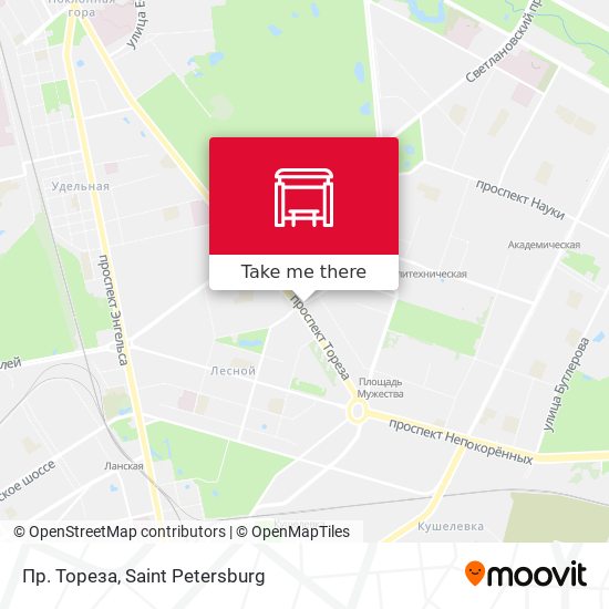 Пр. Тореза map