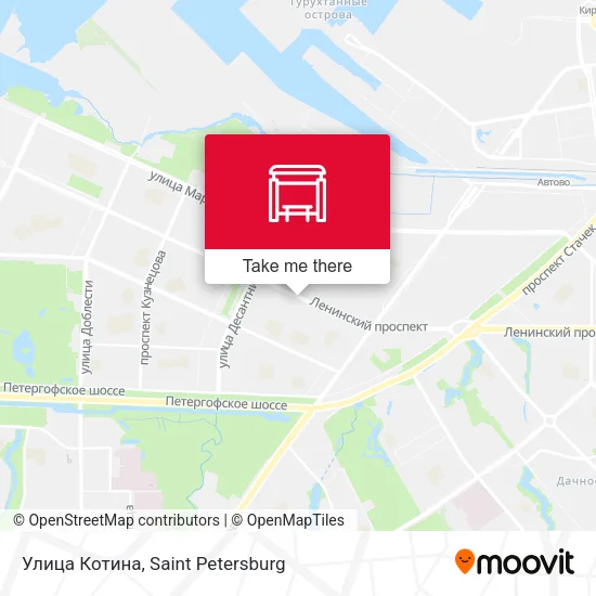 Улица Котина map