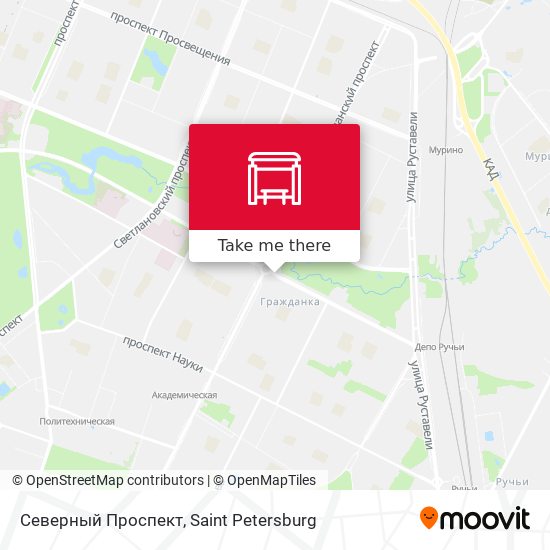 Северный Проспект map