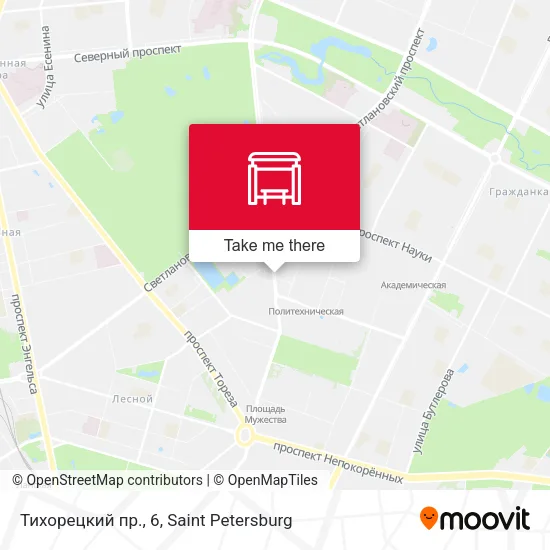 Тихорецкий пр., 6 map