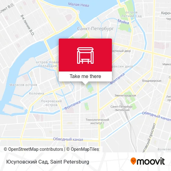 Юсуповский Сад map