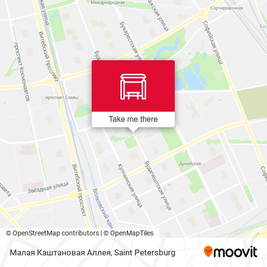 Малая Каштановая Аллея map
