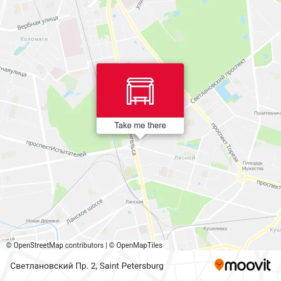 Светлановский Пр. 2 map