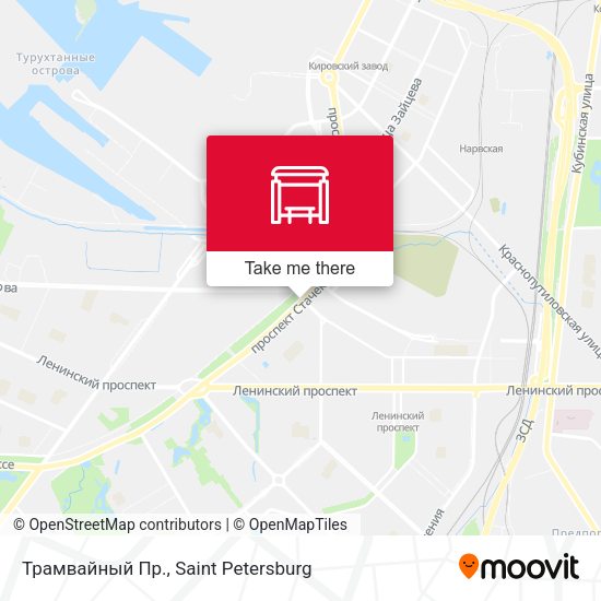 Трамвайный Пр. map