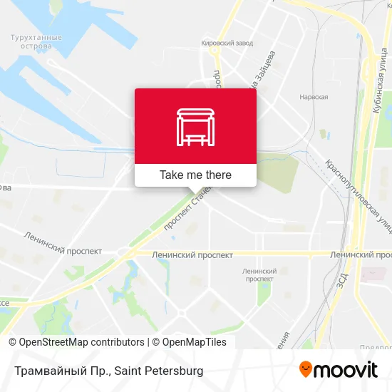 Трамвайный Пр. map