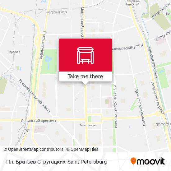 Пл. Братьев Стругацких map