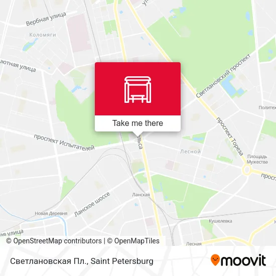 Светлановская Пл. map