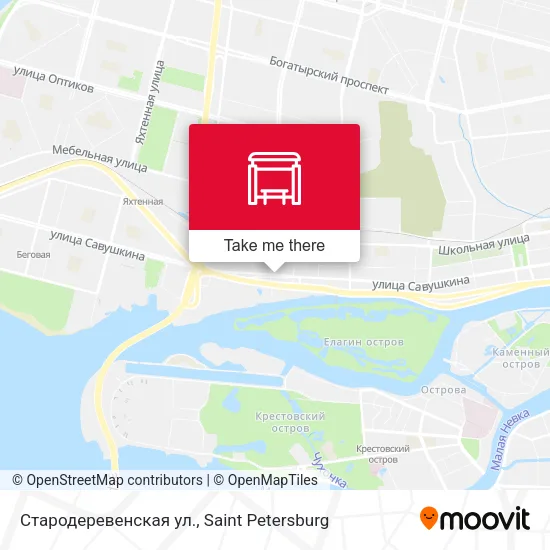 Стародеревенская ул. map