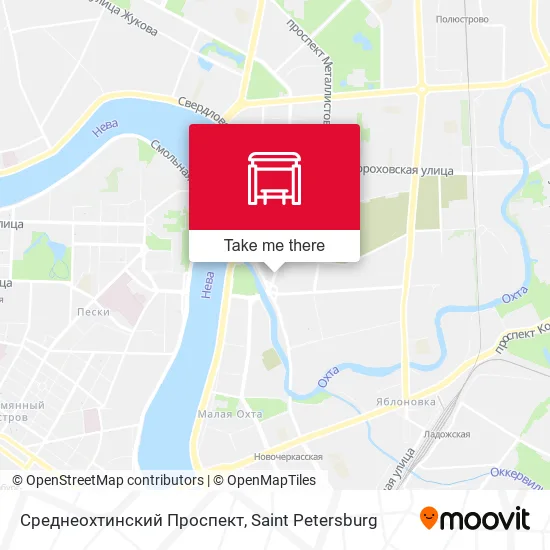 Среднеохтинский Проспект map