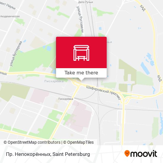 Пр. Непокорённых map