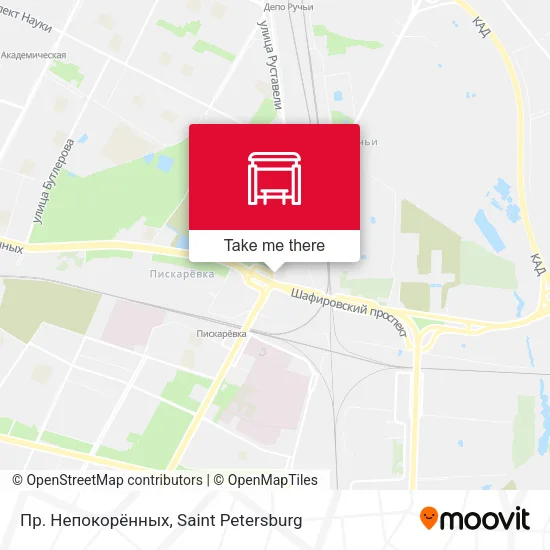 Пр. Непокорённых map