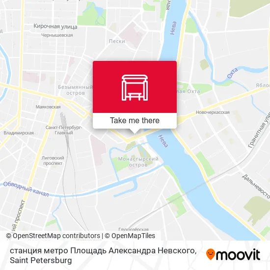 станция метро Площадь Александра Невского map