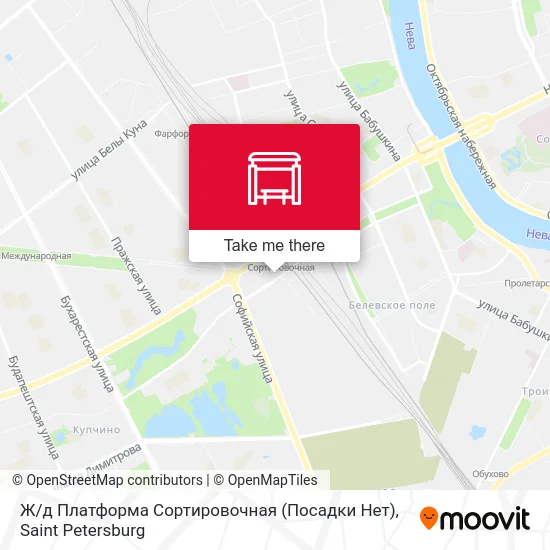 Ж / д Платформа Сортировочная (Посадки Нет) map