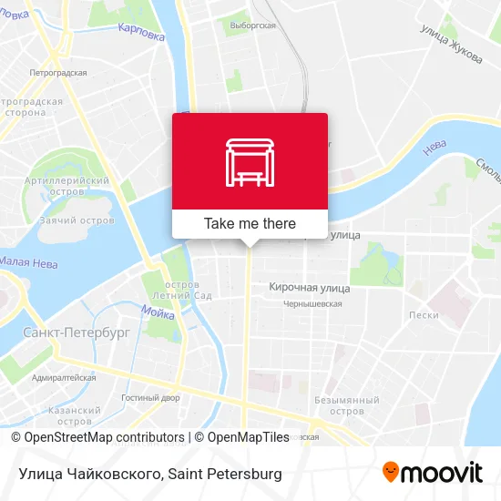 Улица Чайковского map