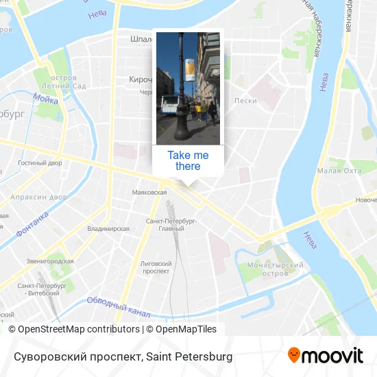 Суворовский проспект map