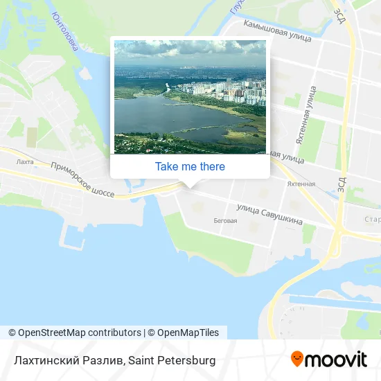 Лахтинский Разлив map