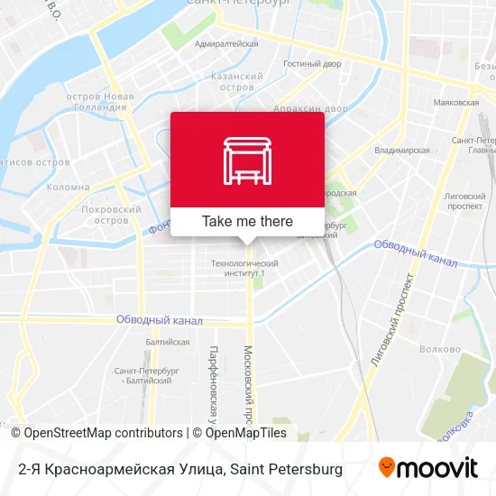2-Я Красноармейская Улица map