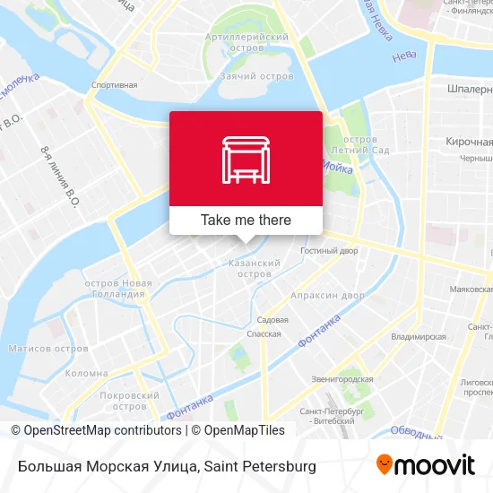 Большая Морская Улица map