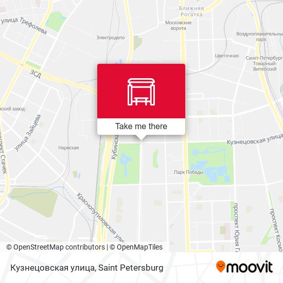 Кузнецовская улица map