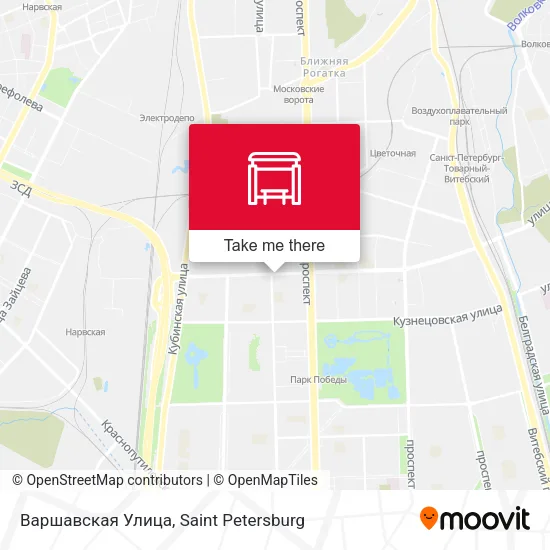 Варшавская Улица map