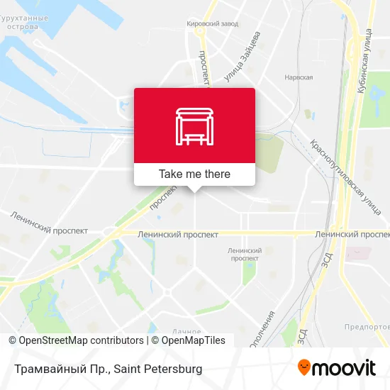 Трамвайный Пр. map