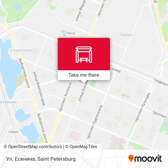 Ул. Есенина map