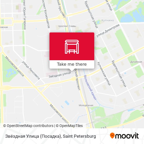 Звёздная Улица (Посадка) map