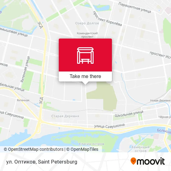 ул. Оптиков map
