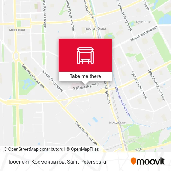 Проспект Космонавтов map