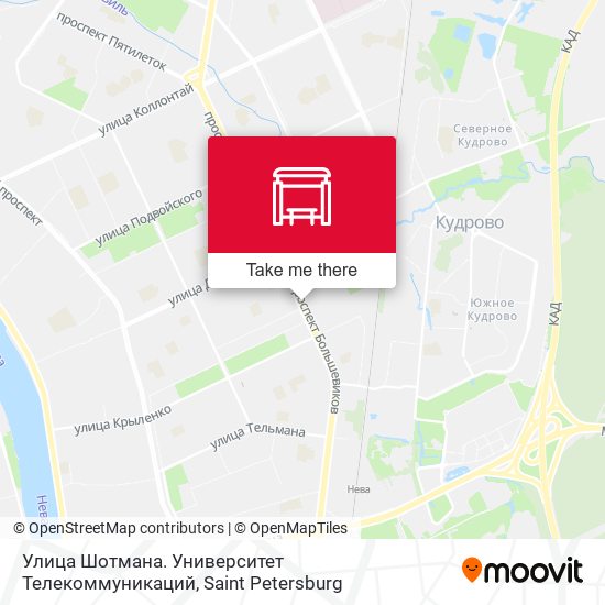 Улица Шотмана. Университет Телекоммуникаций map