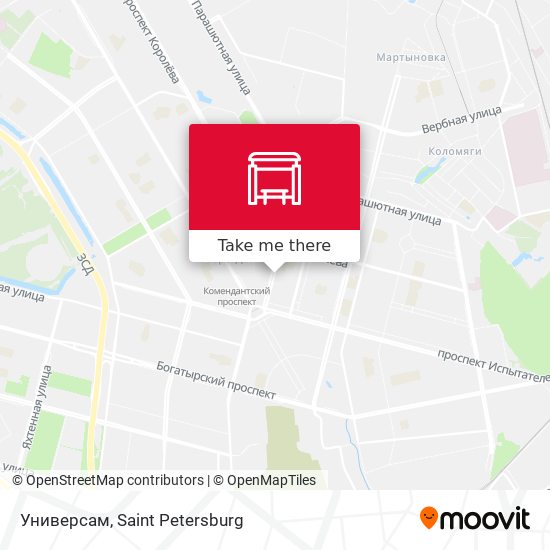 Универсам map