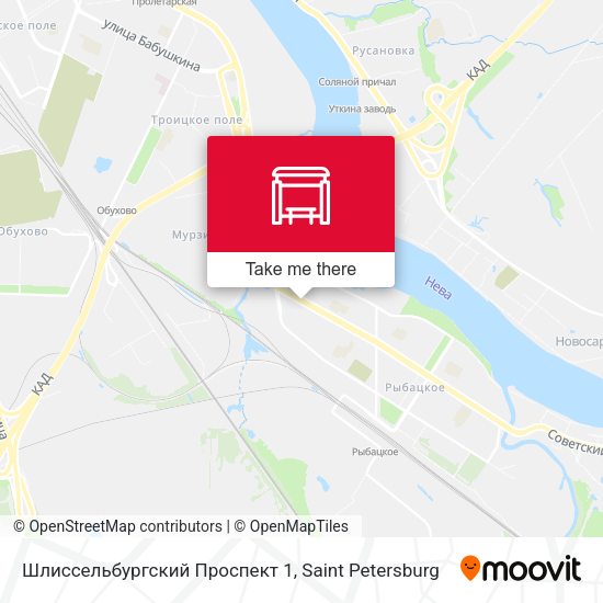 Шлиссельбургский Проспект 1 map