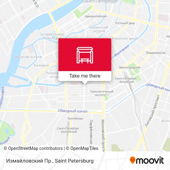 Измайловский Пр. map