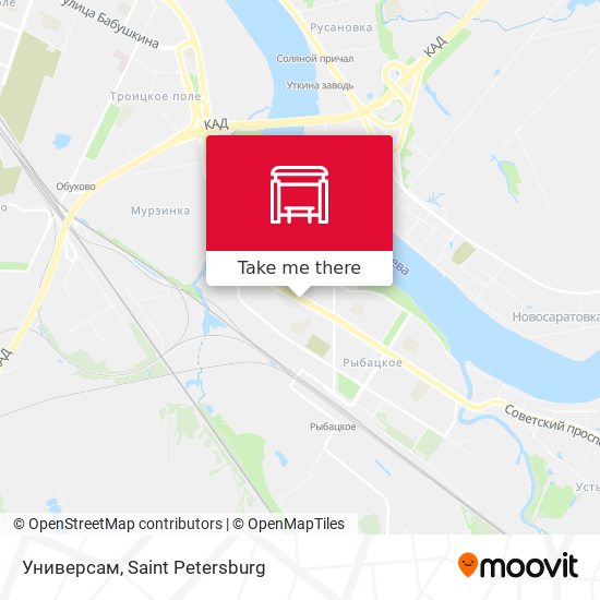 Универсам map