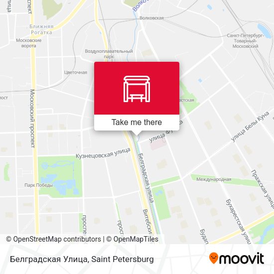 Белградская Улица map