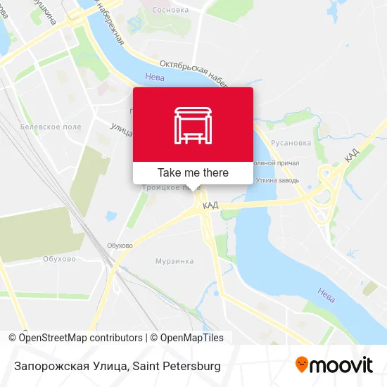 Запорожская Улица map