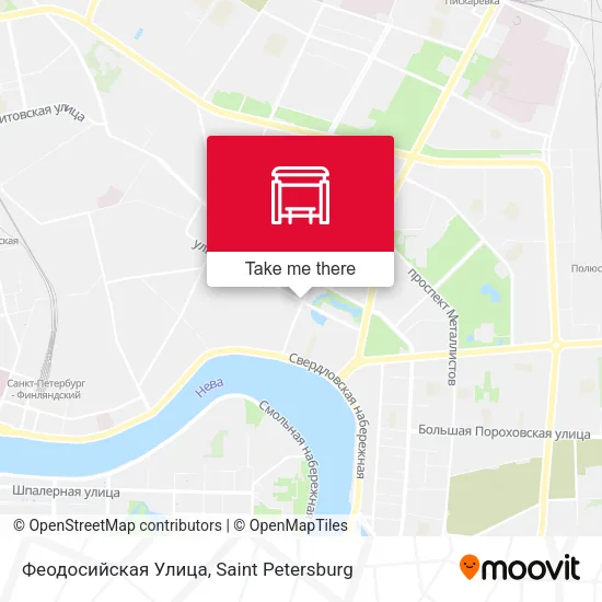 Феодосийская Улица map
