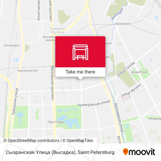 Сызранская Улица (Высадка) map