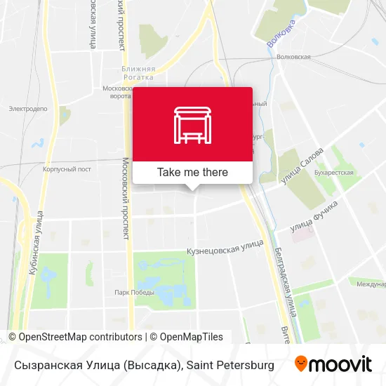 Сызранская Улица (Высадка) map