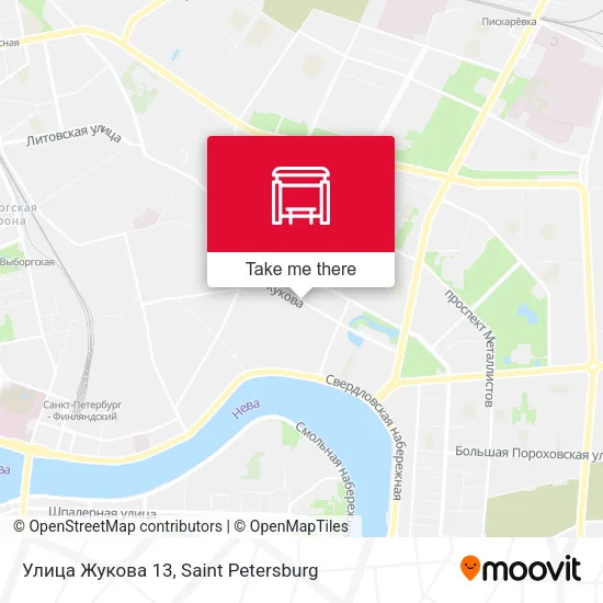 Улица Жукова 13 map