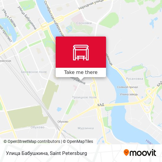 Улица Бабушкина map