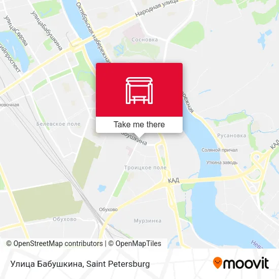 Улица Бабушкина map