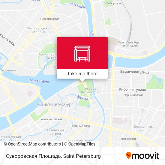 Суворовская Площадь map