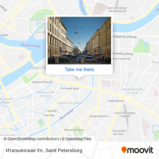 Итальянская Ул. map