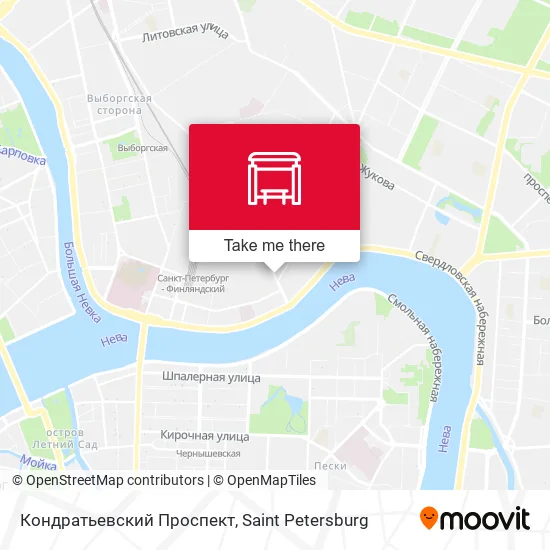 Кондратьевский Проспект map